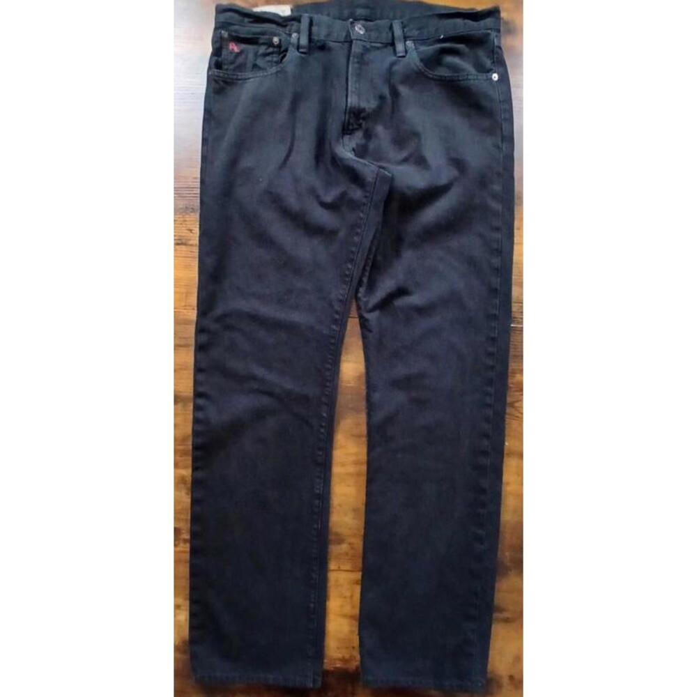 MENS VTG RALPH LAUREN RELAXED FIT JEANS SIZE 34x34‎ 100% Cotton